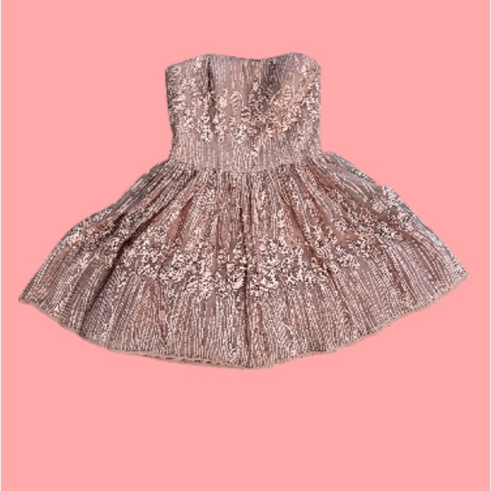 Bebe dress, pink, size 2